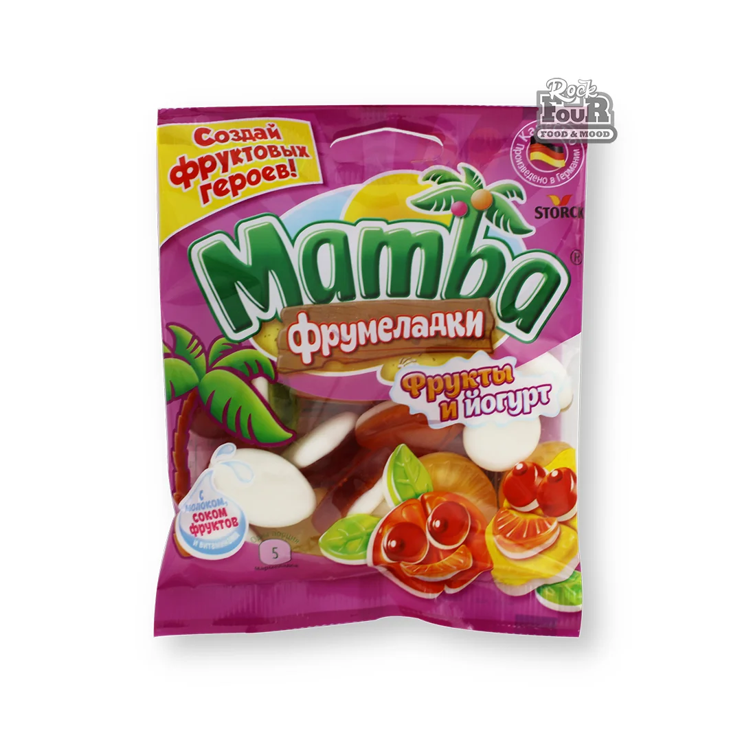 Դոնդողանման կոնֆետներ «Mamba Մրգեր և յոգուրտներ» 140գ